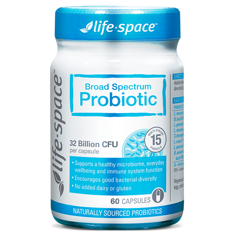 life space 益倍适 成人广谱益生菌 60粒保健产品包装创意设计欣赏(图1)