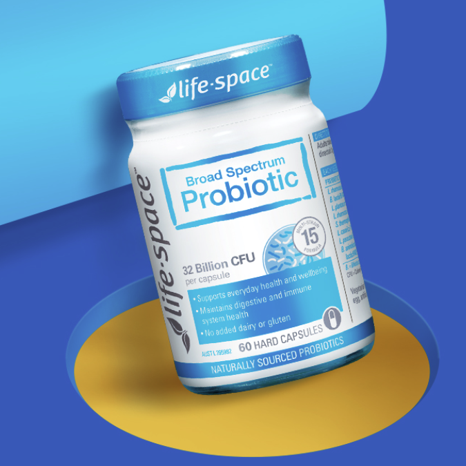 life space 益倍适 成人广谱益生菌 60粒保健产品包装创意设计欣赏(图4)