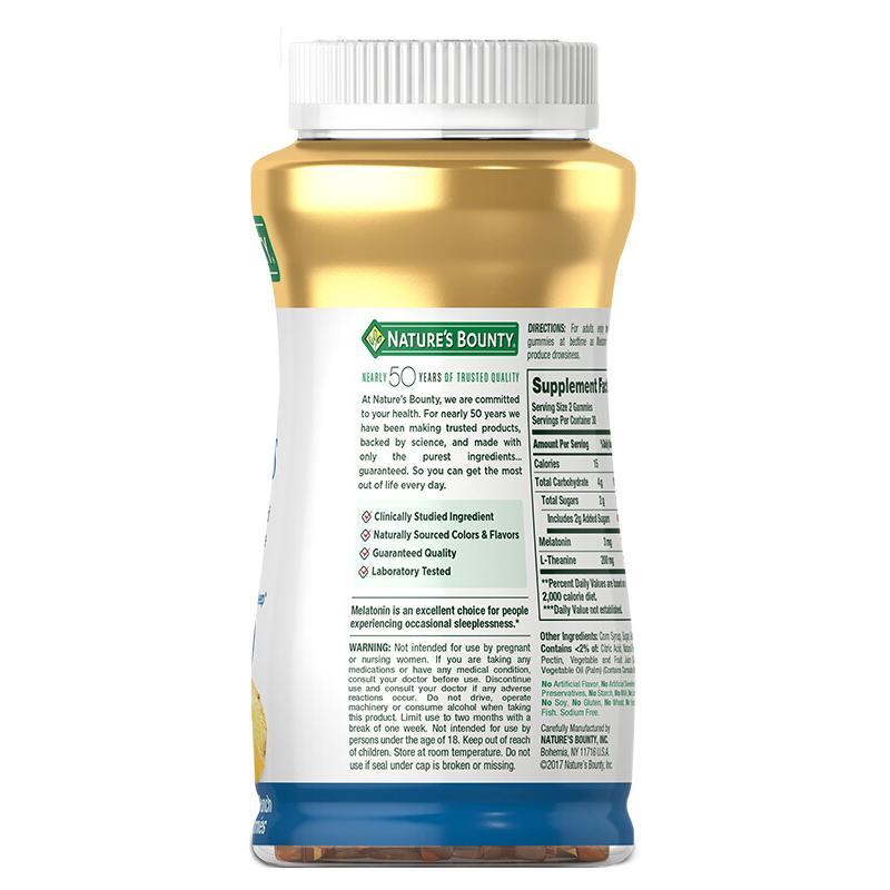 NATURES BOUNTY 自然之宝 褪黑素软糖 60粒保健产品包装创意设计欣赏(图2)