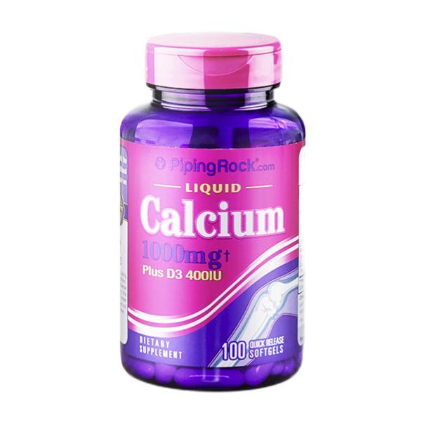 PipingRock 朴诺 液体钙 100粒保健产品包装创意设计欣赏(图1)