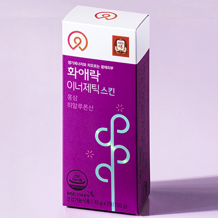 正官庄 和爱乐能量养颜果冻条 15g*28袋保健产品包装创意设计欣赏(图2)