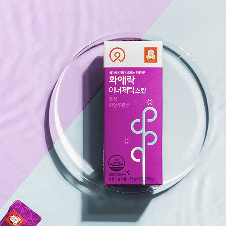 正官庄 和爱乐能量养颜果冻条 15g*28袋保健产品包装创意设计欣赏(图4)