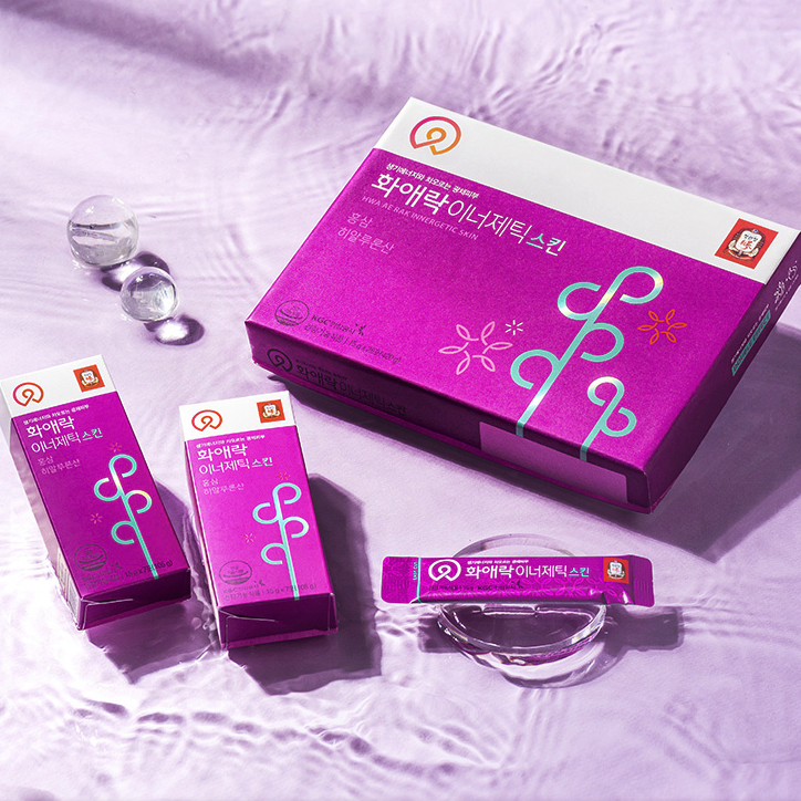 正官庄 和爱乐能量养颜果冻条 15g*28袋保健产品包装创意设计欣赏(图5)