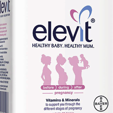 elevit 爱乐维 全孕期复合维生素 100片保健产品包装创意设计欣赏(图4)