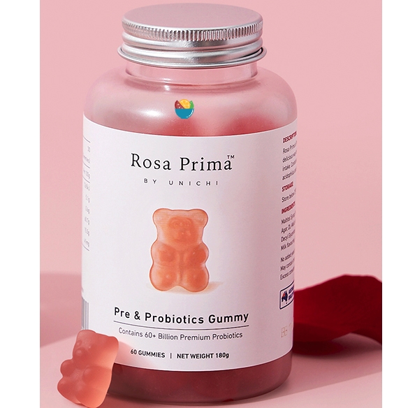 Unichi 澳源优驰 复配益生菌 小熊软糖  60粒保健产品包装创意设计欣赏(图1)