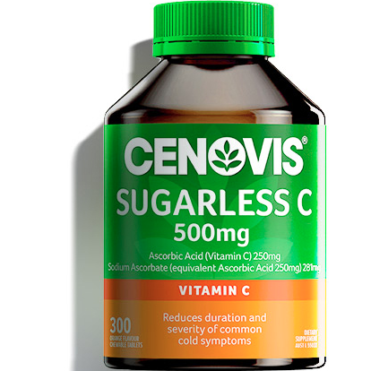 CENOVIS 萃益维 维生素C 300粒保健产品包装创意设计欣赏(图1)