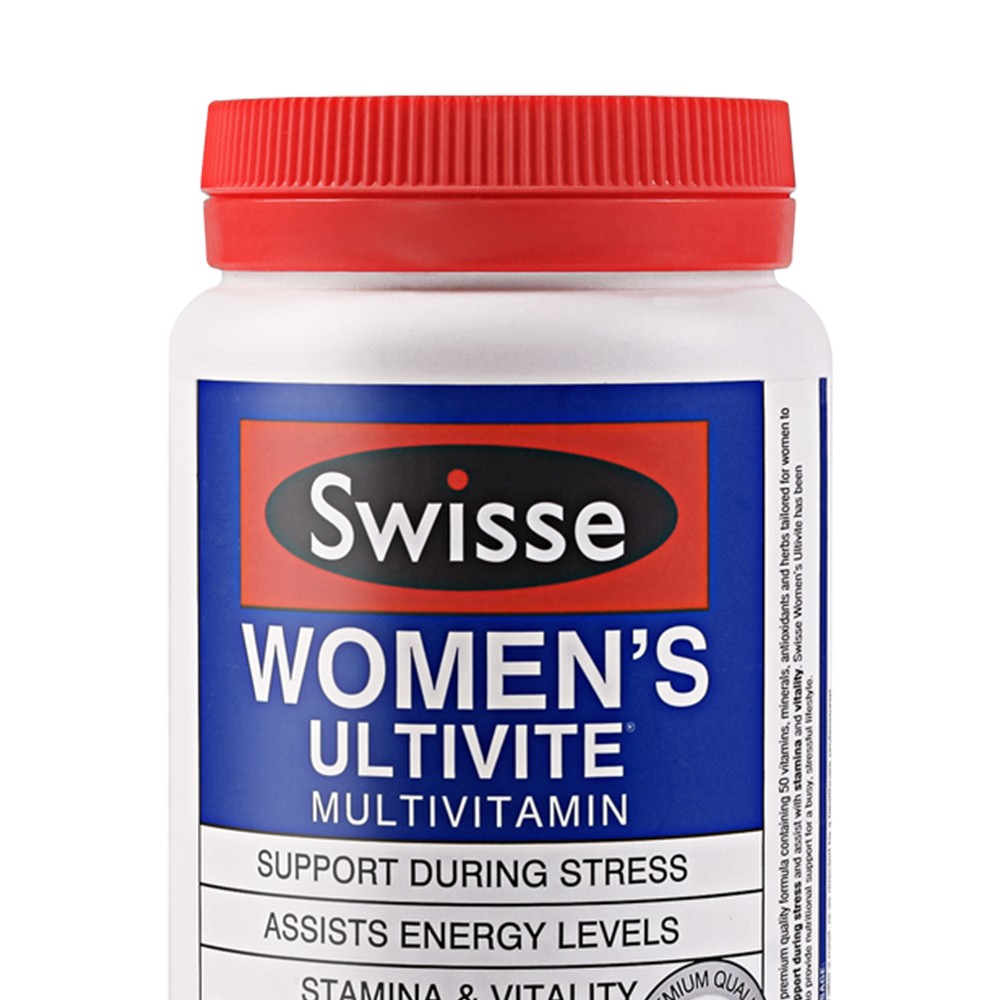 Swisse 斯维诗 Ultivite 女士复合维生素片保健产品包装创意设计欣赏(图4)