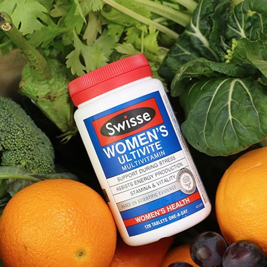 Swisse 斯维诗 Ultivite 女士复合维生素片保健产品包装创意设计欣赏(图5)