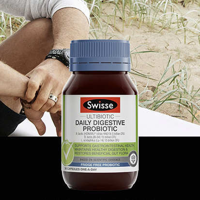 Swisse 斯维诗 肠道健康益生菌胶囊 30粒保健产品包装创意设计欣赏(图4)