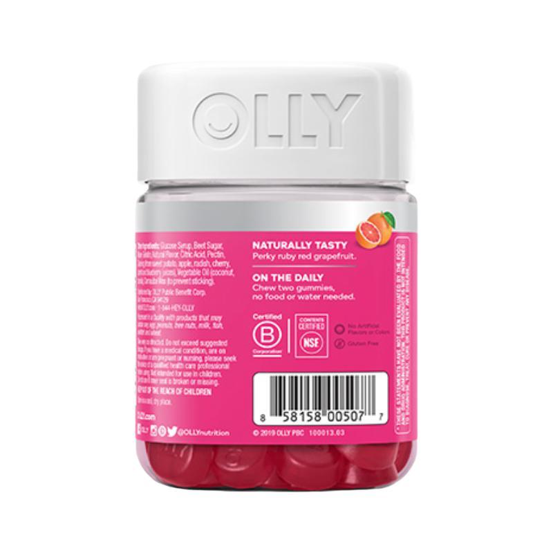 OLLY 仙女定制罐 葡萄柚味 60粒保健产品包装创意设计欣赏(图2)