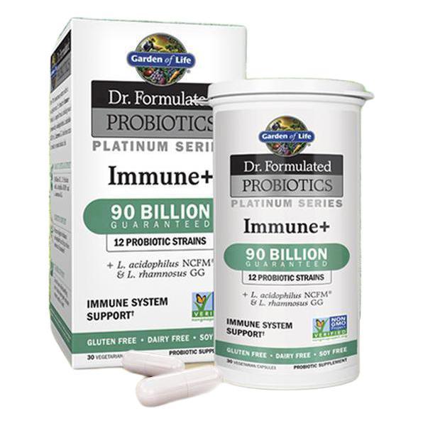 Garden of Life 生命花园 博士配方免疫益生菌胶囊 30粒保健产品包装创意设计欣赏(图2)