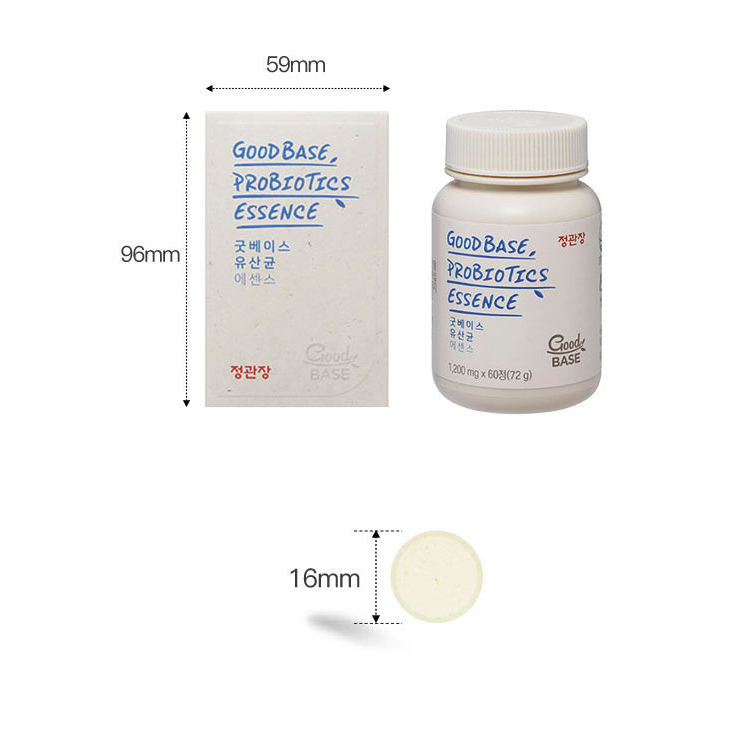 正官庄 益生菌 60粒保健产品包装创意设计欣赏(图4)