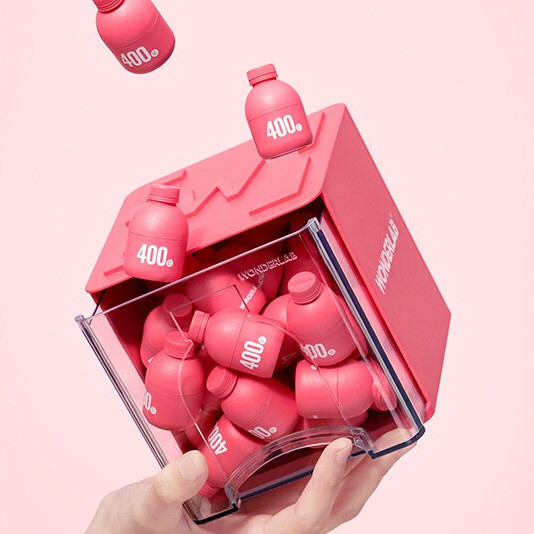 wonderlab 蔓越莓益生菌固体饮料 2g*30瓶保健产品包装创意设计欣赏(图4)