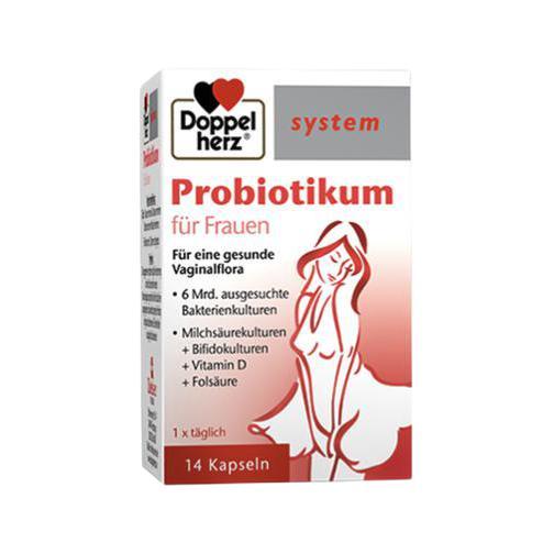 Doppelherz 双心 益生菌 14粒保健产品包装创意设计欣赏(图2)