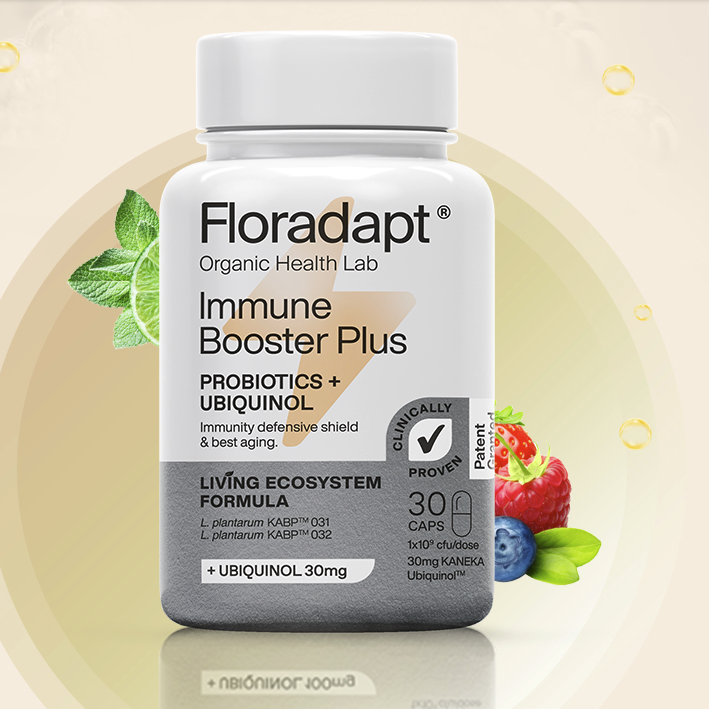 Floradapt 抵御力益生菌 30粒保健产品包装创意设计欣赏(图2)