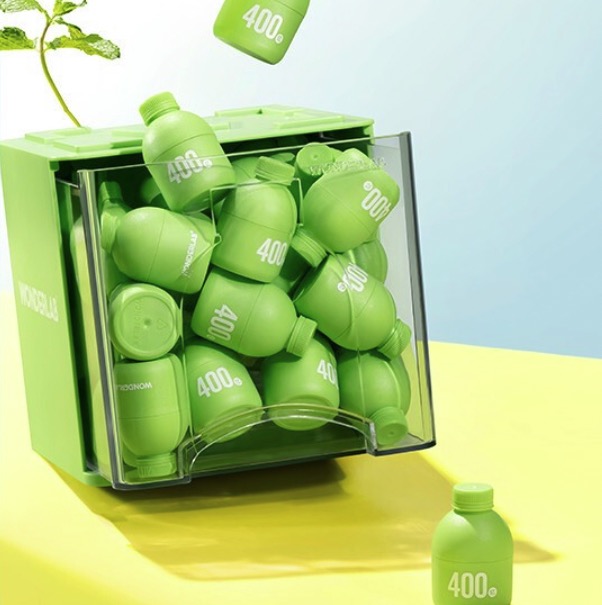 wonderlab 口香薄荷益生菌粉 2g*30瓶保健产品包装创意设计欣赏(图3)