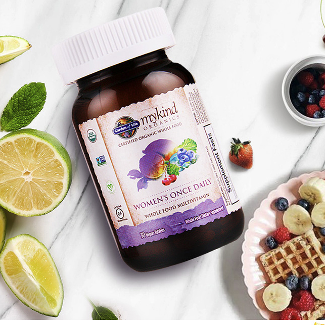 Garden of Life 生命花园 女士复合维生素  30片保健产品包装创意设计欣赏(图4)