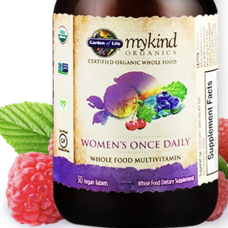 Garden of Life 生命花园 女士复合维生素  30片保健产品包装创意设计欣赏(图5)