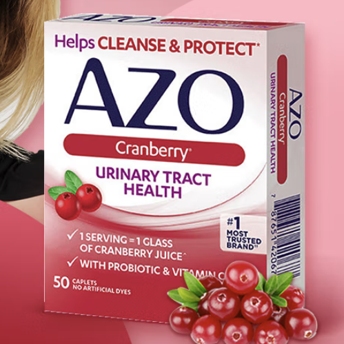 AZO 蔓越莓胶囊 50粒保健产品包装创意设计欣赏(图5)