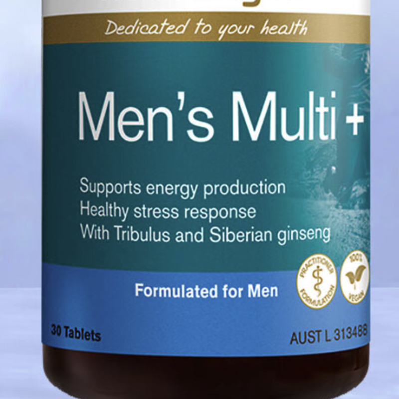 HerbsofGold 和丽康 男士多种复合维生素 30片保健产品包装创意设计欣赏(图4)