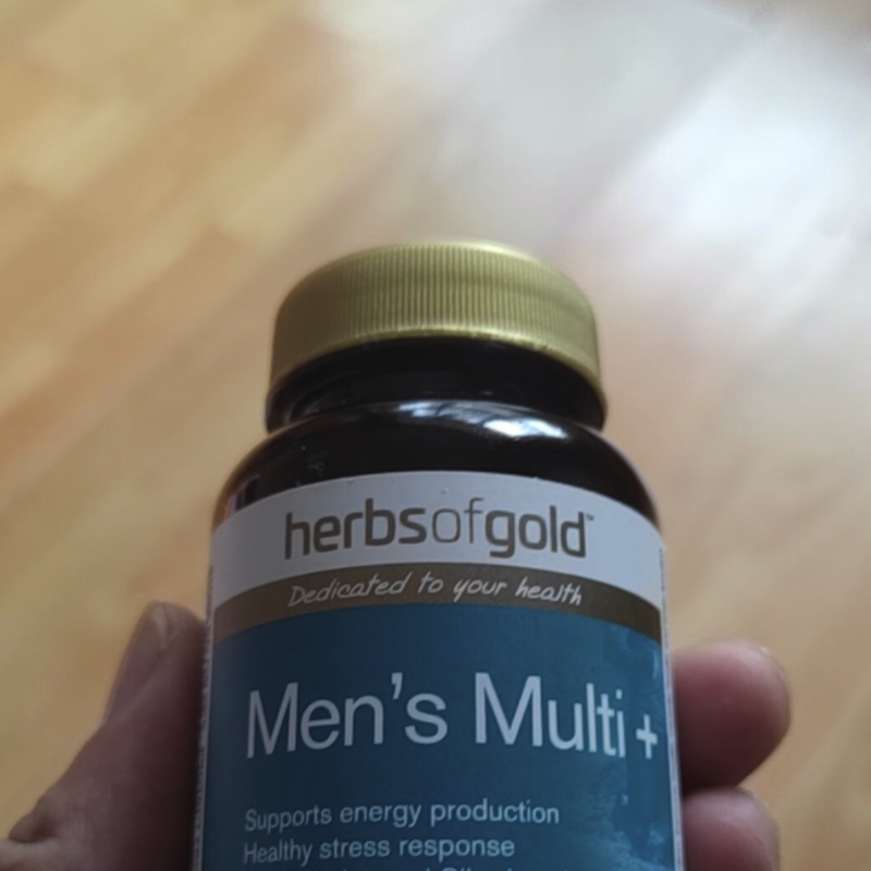 HerbsofGold 和丽康 男士多种复合维生素 30片保健产品包装创意设计欣赏(图5)