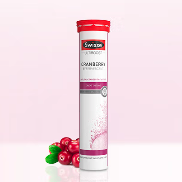 Swisse 斯维诗 蔓越莓泡腾片 20片保健产品包装创意设计欣赏(图4)