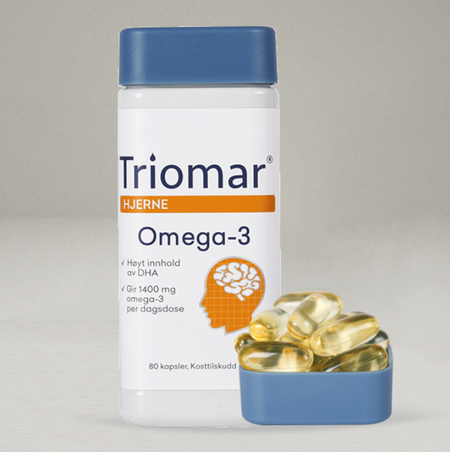 Triomar 大脑鱼油 80粒保健产品包装创意设计欣赏(图2)