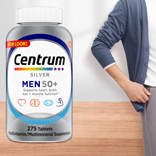 Centrum 善存 中老年男性复合维生素 275粒*2瓶保健产品包装创意设计欣赏(图4)