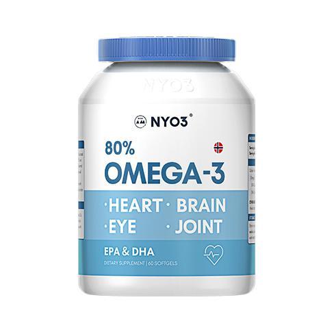NYO3 80%OMEGA-3 深海鱼油保健产品包装创意设计欣赏(图1)