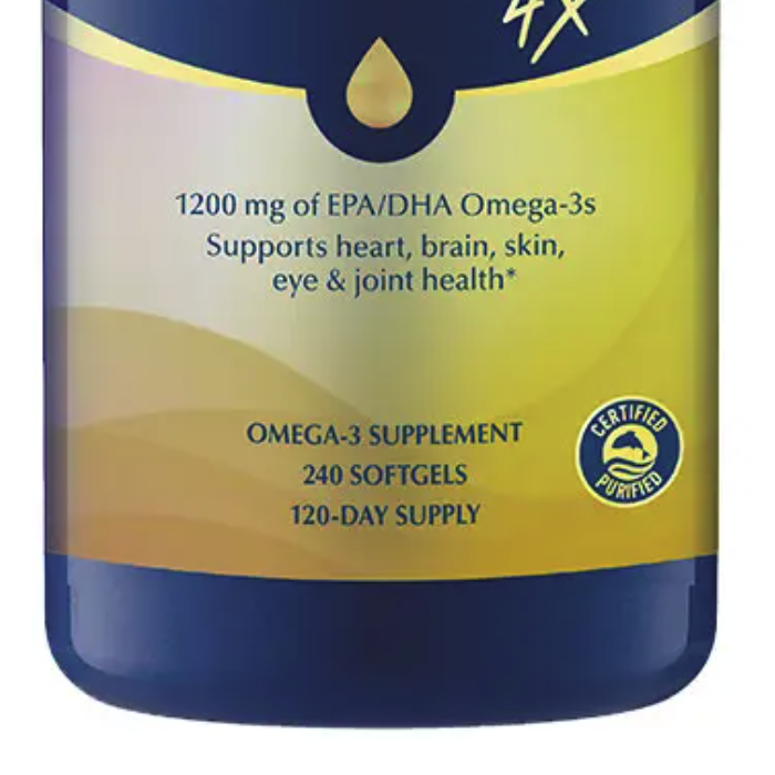 GNC 健安喜 四倍浓缩铂金鱼油 240粒保健产品包装创意设计欣赏(图2)