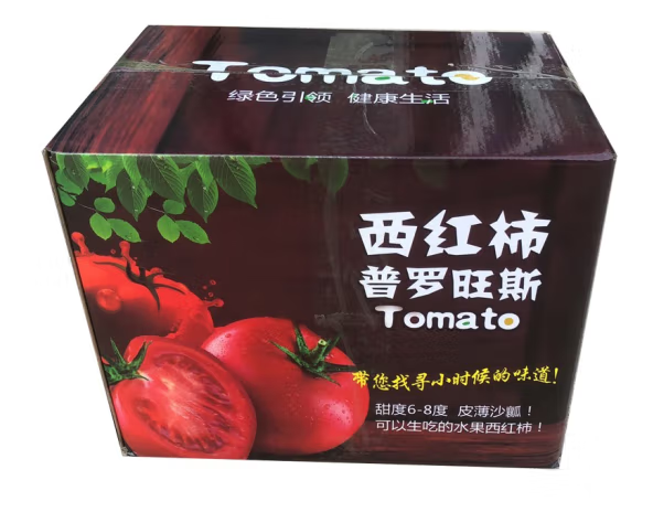 西红柿纸盒包装设计为什么这样做好(图1) 西红柿纸盒包装设计为什么这样做好(图1)