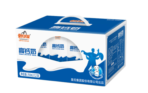 高钙奶包装箱设计欣赏(图1) 高钙奶包装箱设计欣赏(图1)