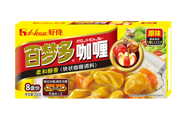 块状咖喱包装盒设计作品欣赏(图1) 块状咖喱包装盒设计作品欣赏(图1)