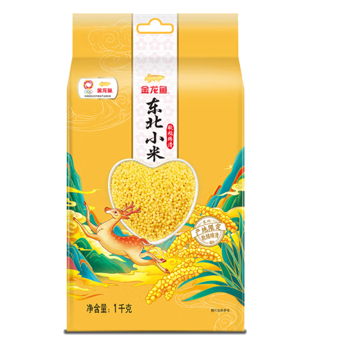 东北黄小米包装袋设计作品欣赏(图1)