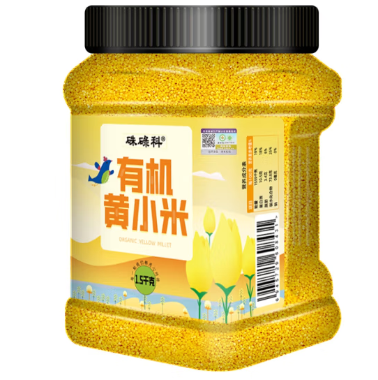 灌装有机黄小米包装设计作品欣赏(图1)