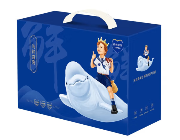 冷冻鲈鱼礼盒包装设计作品欣赏(图1) 冷冻鲈鱼礼盒包装设计作品欣赏(图1)