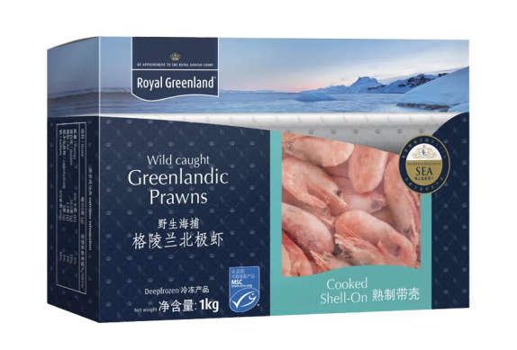 熟冻北极甜虾礼盒包装设计作品欣赏(图1) 熟冻北极甜虾礼盒包装设计作品欣赏(图1)
