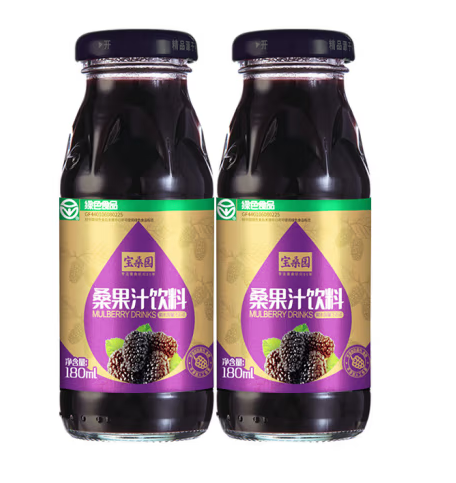 瓶装桑葚汁饮料包装设计作品欣赏(图1)