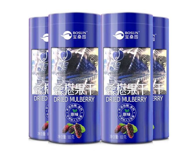 桑葚干外包装设计作品欣赏(图1)