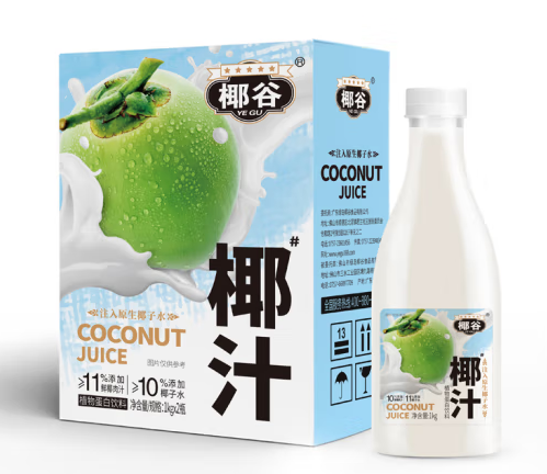 鲜椰汁包装设计作品欣赏(图1)