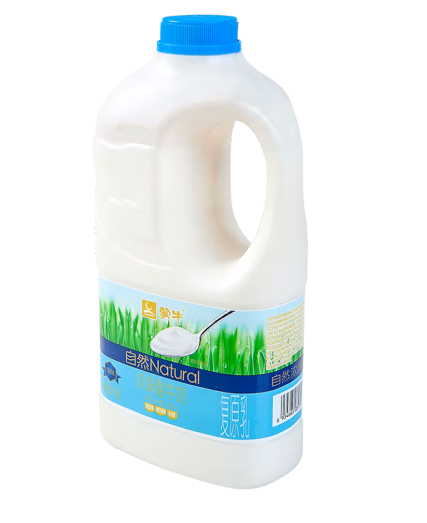 桶装风味酸牛奶包装设计作品欣赏(图1)