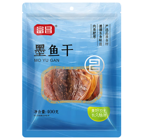 特产墨鱼干包装袋设计作品欣赏(图1)