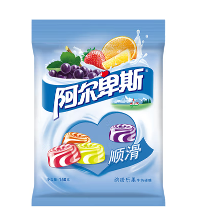 牛奶硬糖包装袋设计作品欣赏(图1)