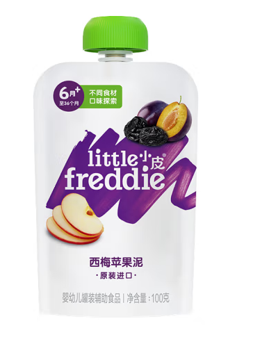 宝宝辅食西梅苹果泥包装设计作品欣赏(图1)