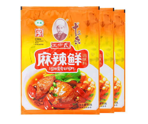 麻辣鲜调味料包装袋设计欣赏(图1)