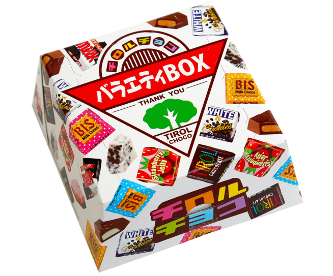 多彩夹心巧克力包装盒设计欣赏(图1)