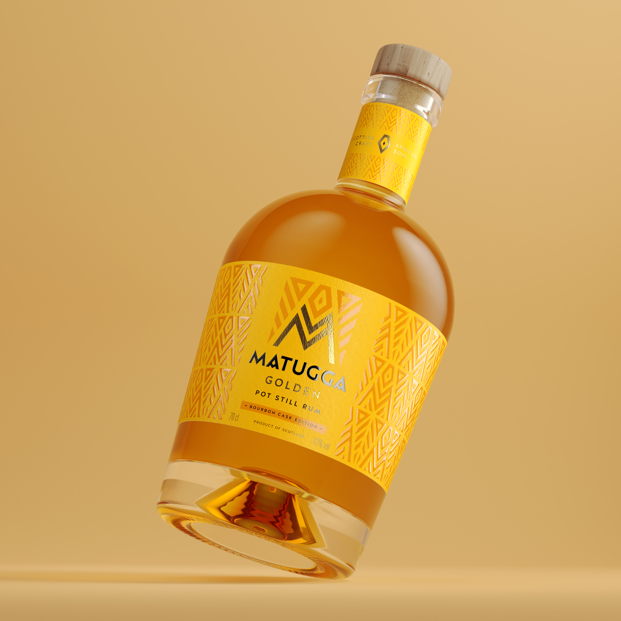 充满活力的朗姆酒包装瓶设计欣赏(图1)