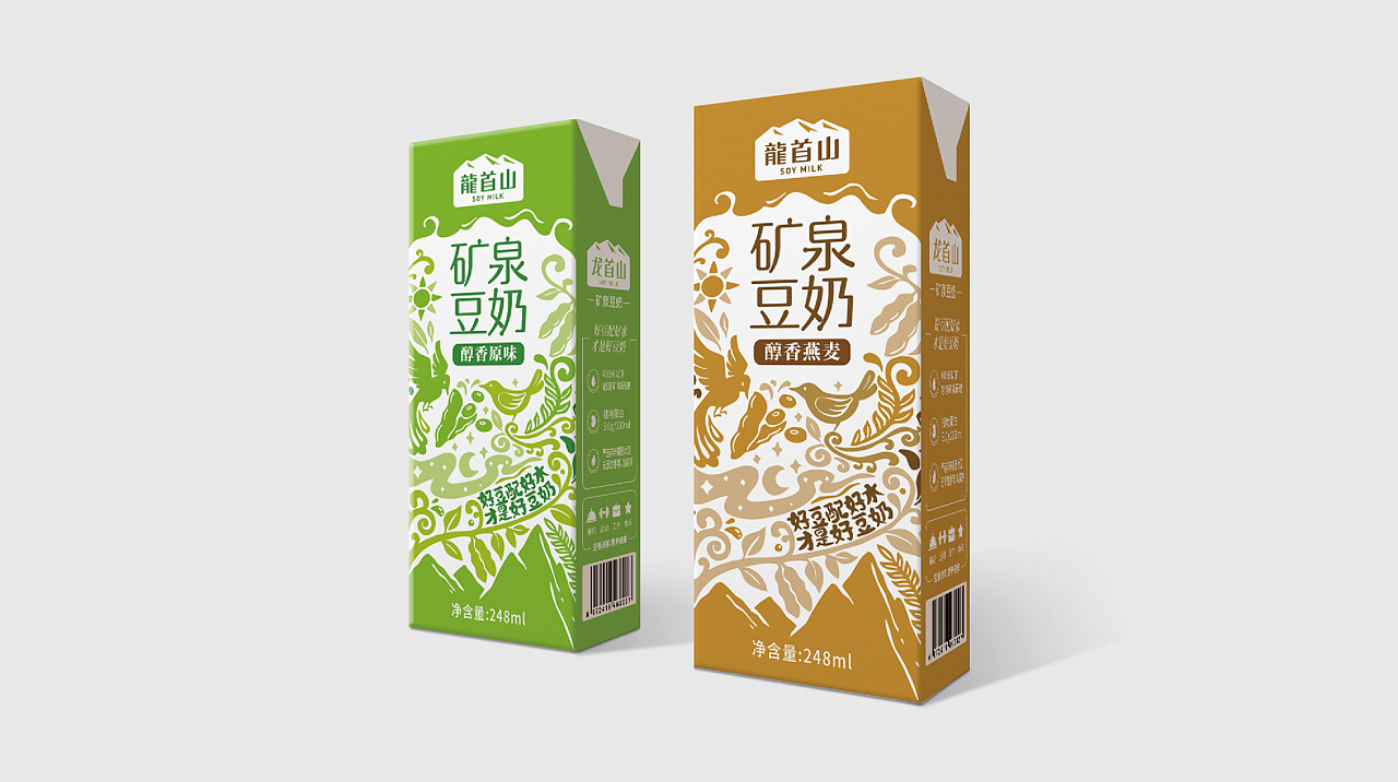 豆奶外包装如何设计有吸引力(图1)