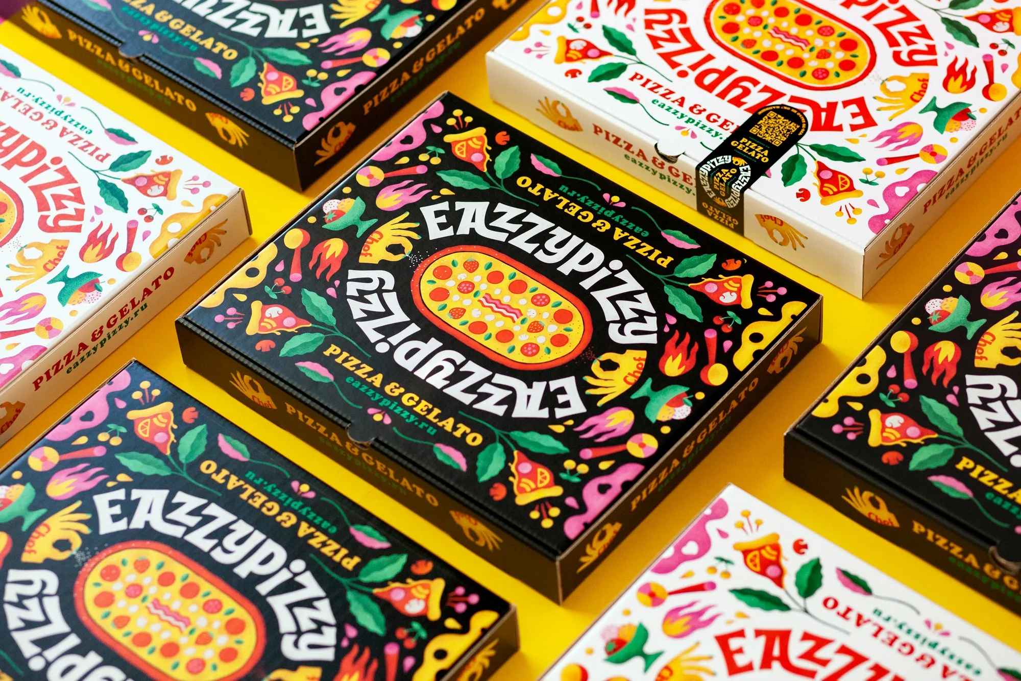 披萨外包装设计这样做有吸引力(图1)