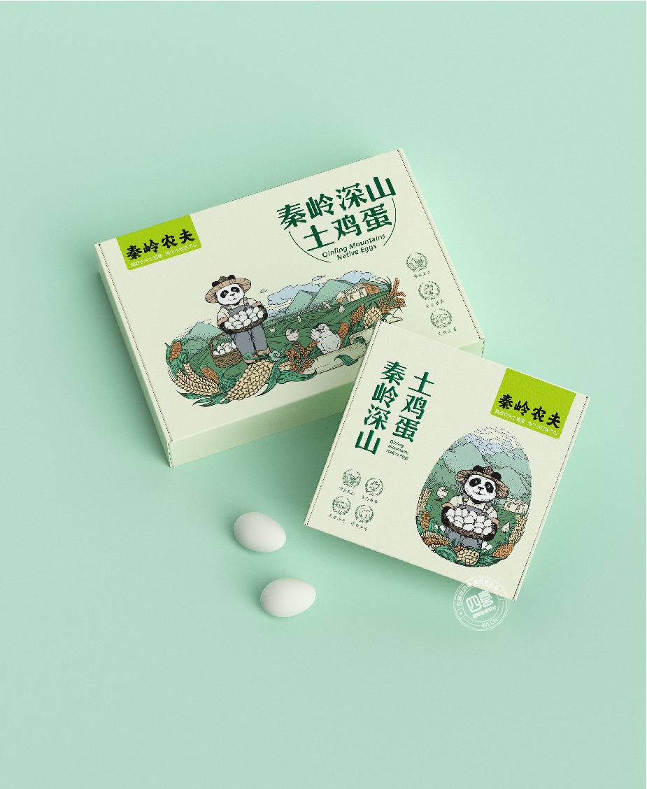 土鸡蛋包装盒设计怎么做好卖货(图1)
